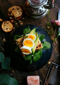 Bread sandwich breakfast photo