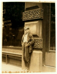 A young messenger. May 12th, 1910. LOC nclc.03534