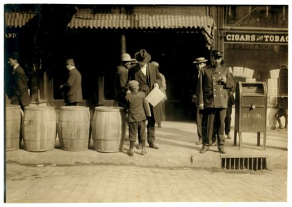 A young truant newsie, during school hours. LOC nclc.03712
