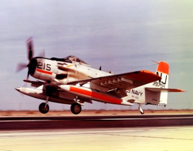 A-1H Skyraider VA-122 landing