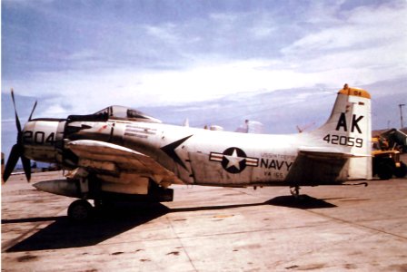 A-1J Skyraider of VA-165 in 1966