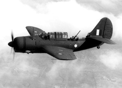 A-25A Shrike RAAF in flight c1943