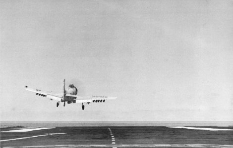 A-1J of VA-165 is launched from USS Intrepid (CVS-11) in 1966