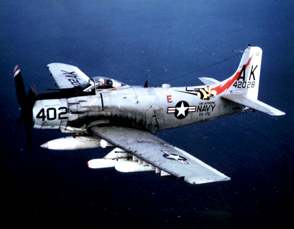A-1J Skyraider VA-176 Vietnam 1966