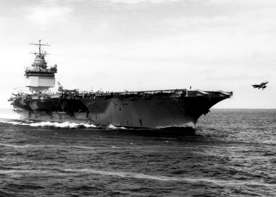 A-4C launches from USS Enterprise (CVAN-65) 1967