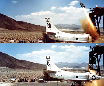 A-4A ejection sequence at China Lake 1971