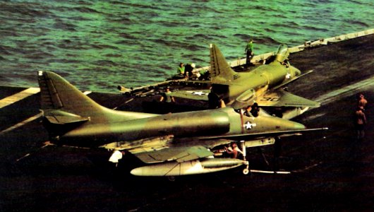 A-4C VA-113 camouflaged 1966