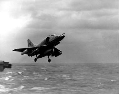 A-4E of VA-23 launched from USS Coral Sea (CVA-43) c1966