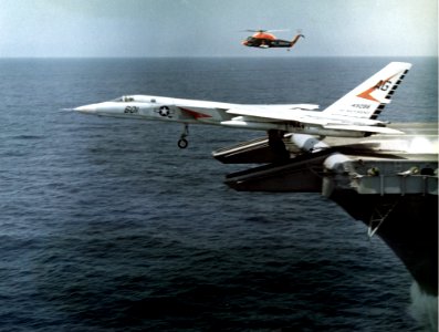 A-5A Vigilante of VAH-1 being launched c1964