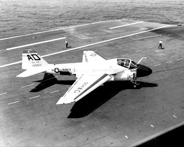 A-6A of VA-42 on USS Forrestal (CVA-59) in 1963