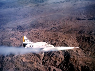A-4M of VMA-223 launching Zuni rockets