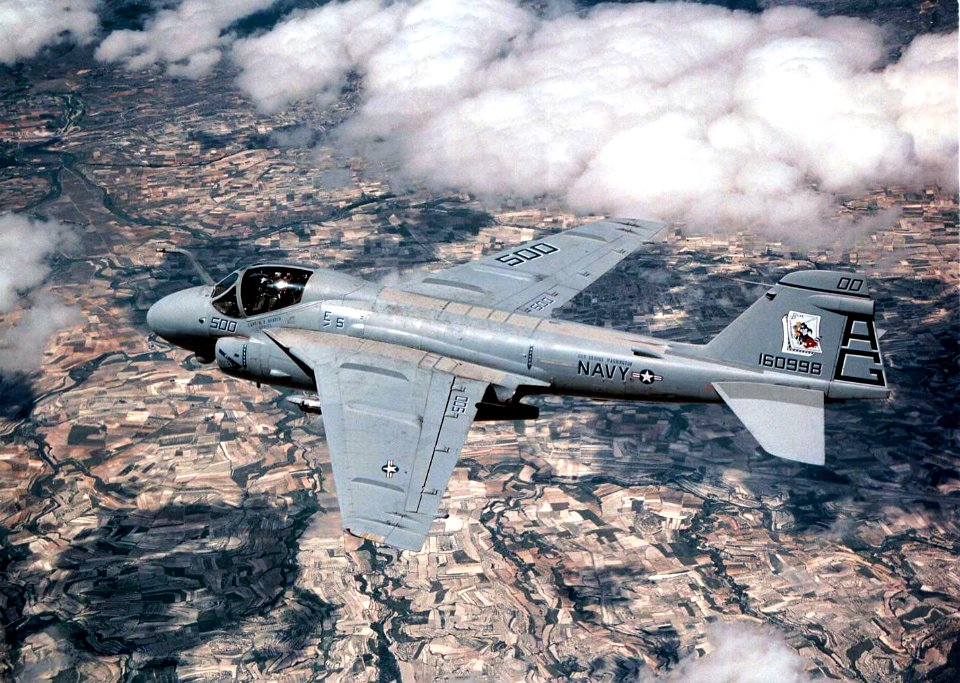 A-6E Intruder over Spain in Operation Matador