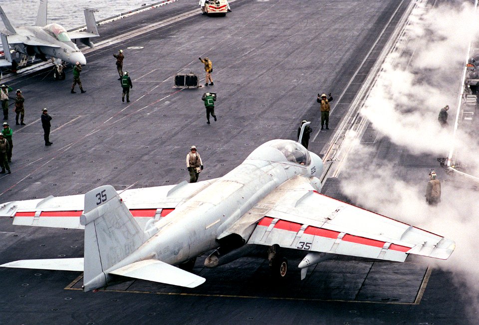 A-6E VA-128 on USS Ranger (CV-61) 1992