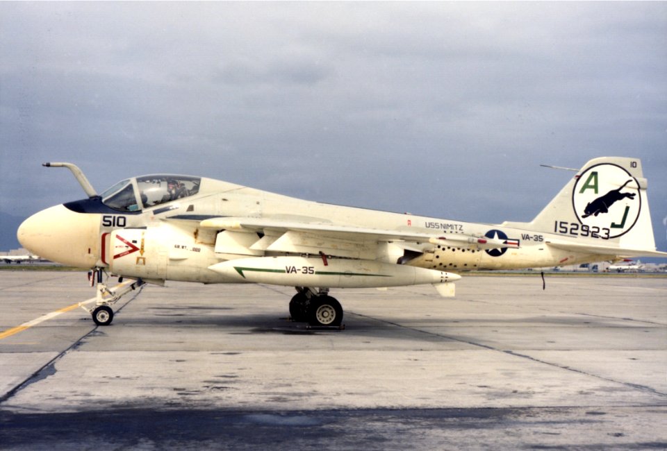 A-6E VA-35 at Moffett Field 1975