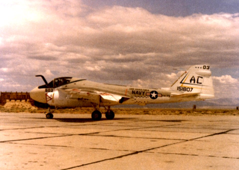 A-6E VA-75 at China Lake 1977