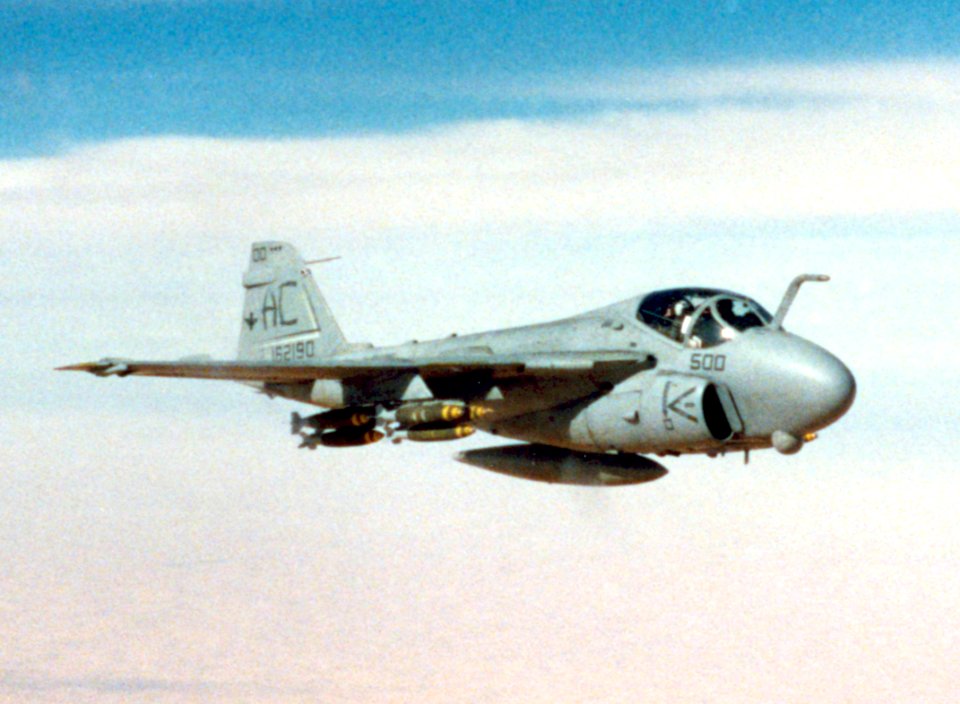 A-6E VA-75 en route to target 1991