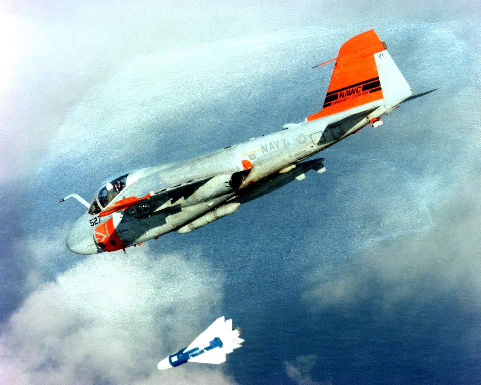 A-6E Intruder releasing a Walleye II