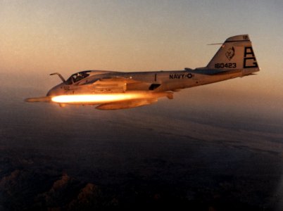 A-6E VA-34 launching Maverick 1993