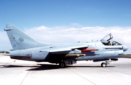 A-7B VA-305 at NAS Fallon 1986