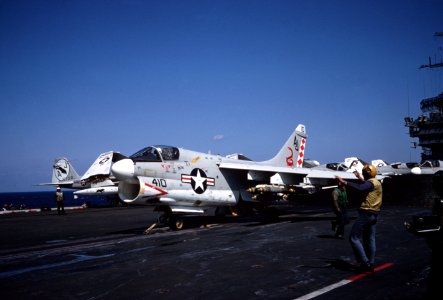 A-7C VA-86 on USS America 1972
