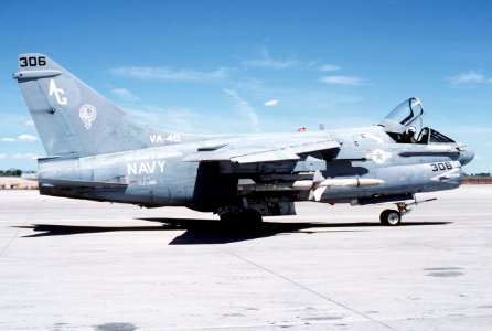A-7E VA-46 at NAS Fallon 1987