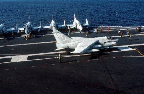 A-7E VA-56 on USS Midway (CV-41) 1981