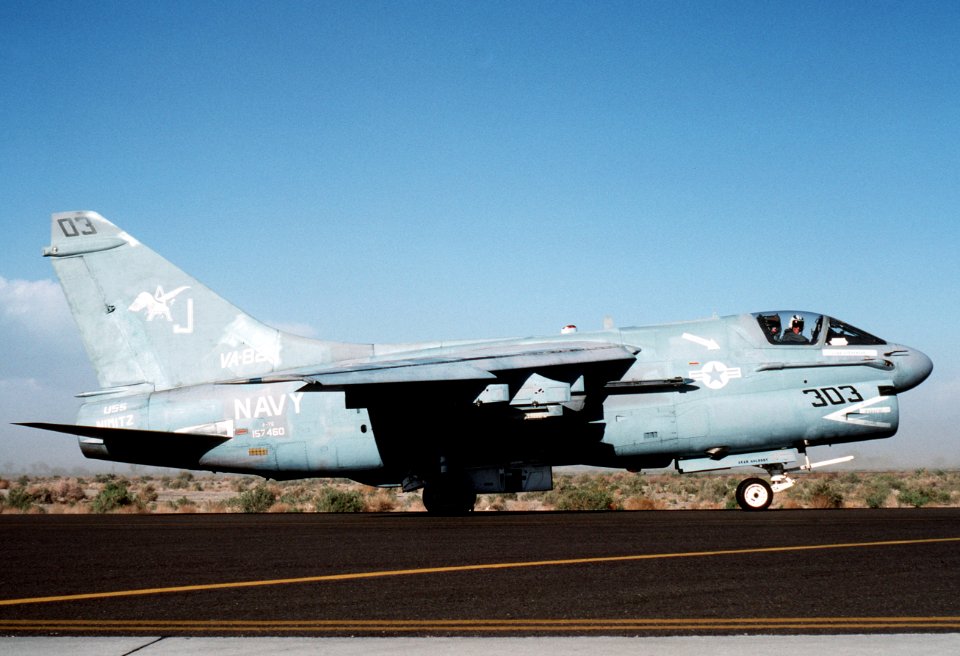 A-7E VA-82 NAS Fallon 1986