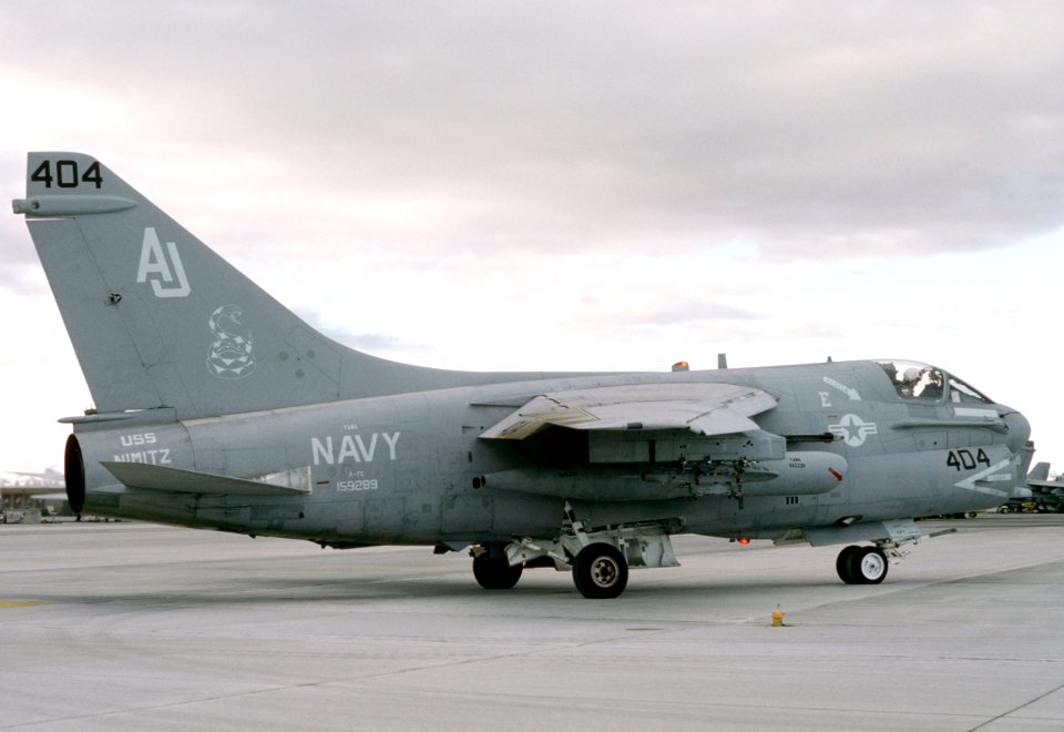 A-7E VA-86 NAS Fallon 1986