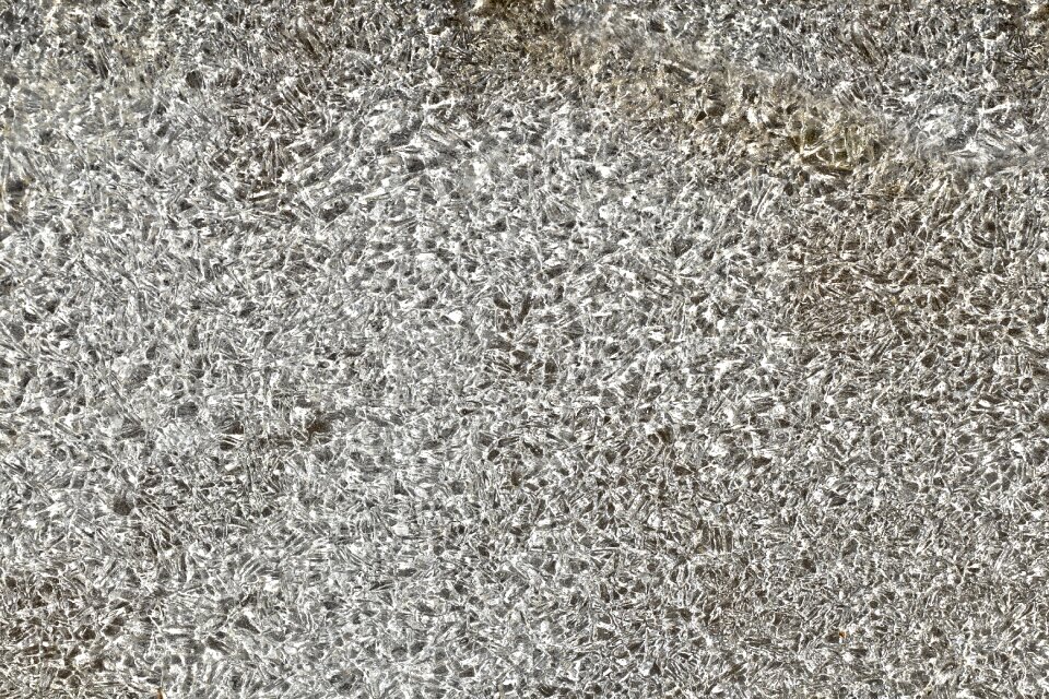 Frozen creek frost