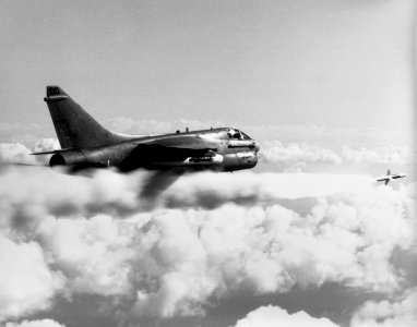 A-7E VA-66 launching AGM-45 in 1985