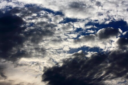 Landscape solar clouds photo