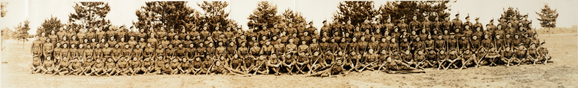A. Co. 219th Overseas Battalion, Nova Scotia Highlanders, Capt. Rudland, OC (HS85-10-32002)