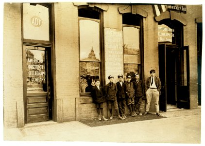 A. D. T. Messengers, Indianapolis. (There is no law regulating messenger service in Indiana). LOC nclc.03215