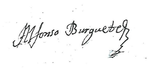 A. Burguete firma