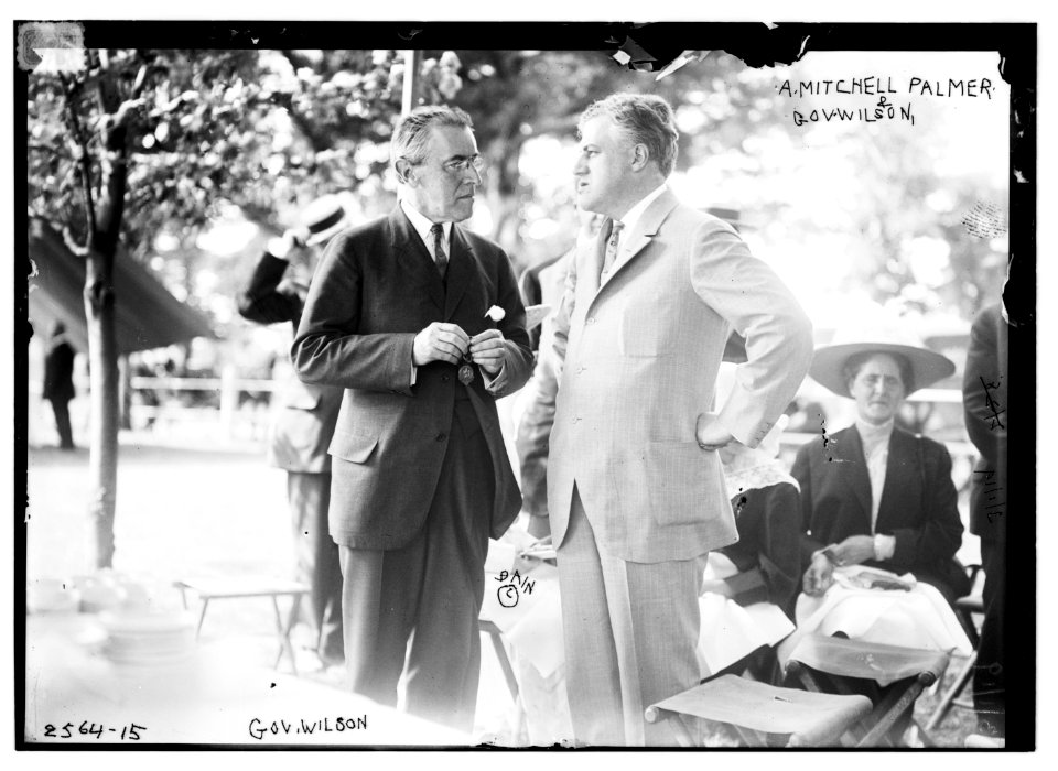 A. Mitchell Palmer and Gov. Woodrow Wilson LCCN2014692161