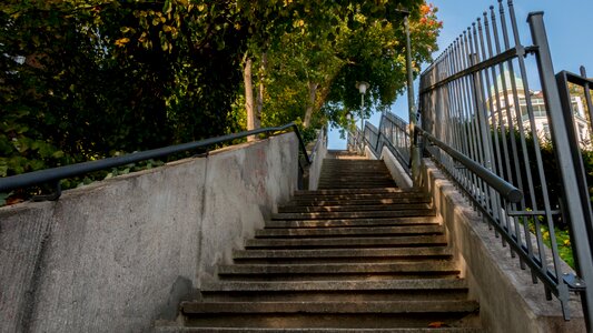 Architecture staircase rise photo