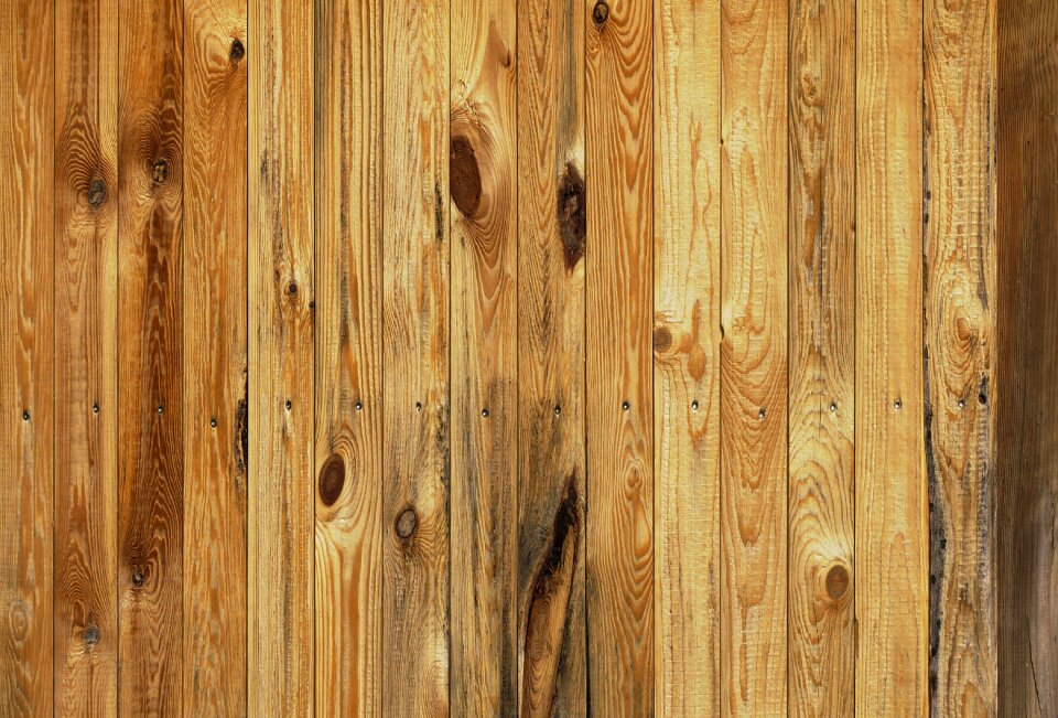 Wooden wall battens background photo