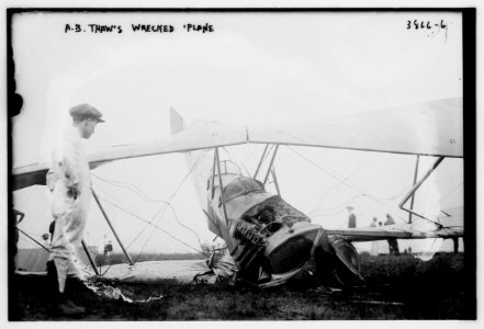 A.B. Thaw's Wrecked Plane LCCN2014701759