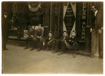 A.D.T. Boys. 'They all smokes.' LOC nclc.03714