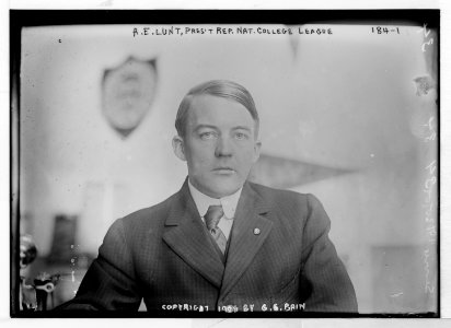 A.E. Lunt, President of the Republican National College League LCCN2014681049