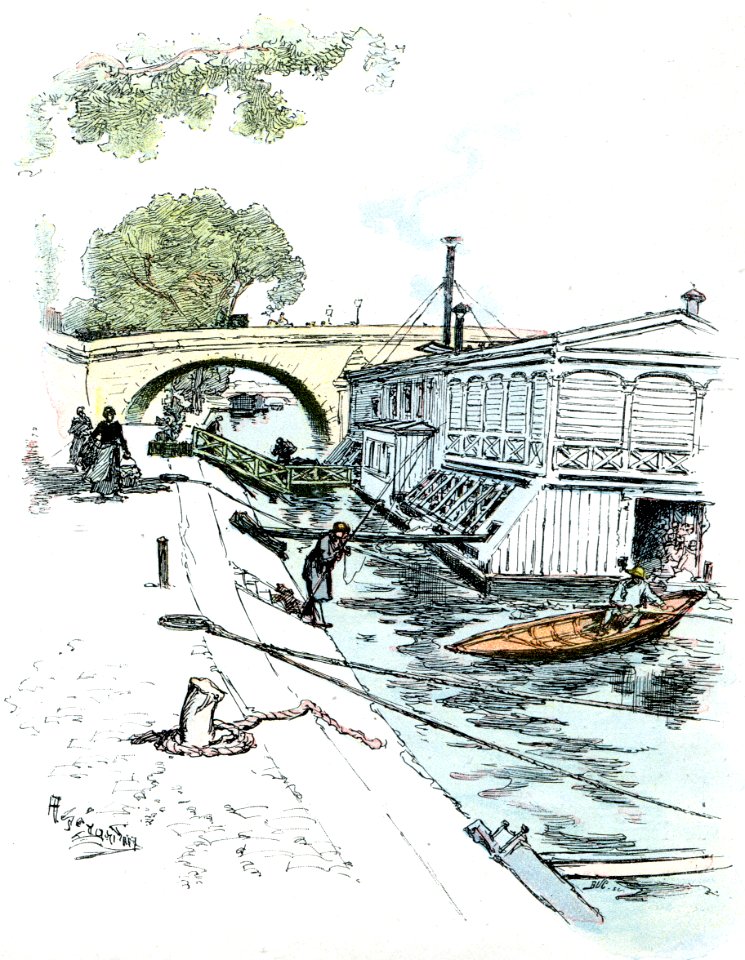 A.Gérardin (Paris en plein air, BUC, 1897) 4.Bateau-lavoir
