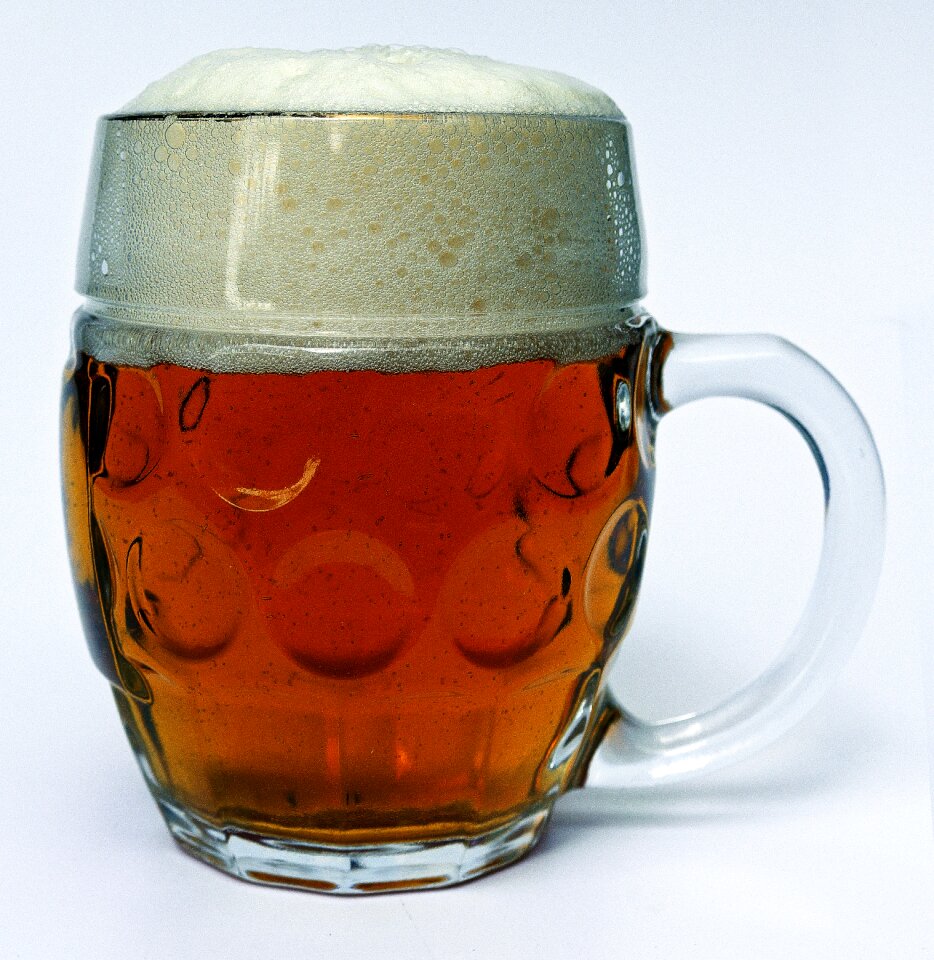 Glass mug seidla half