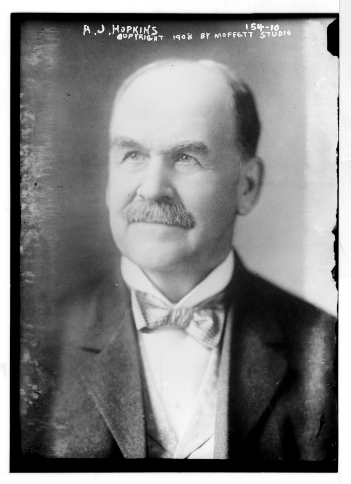 A.J. Hopkins, front bust, copyright Moffett Studio - Moffett Studio LCCN2014680593