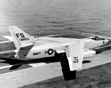 A3D-2 on USS Satatoga 1957