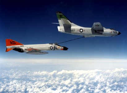 A3D-2 refueling F4H-1F during Project LANA 1961
