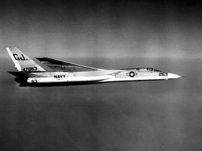 A3J-1 Vigilante of VAH-3 in flight on 29 November 1961 (USN 1059069)