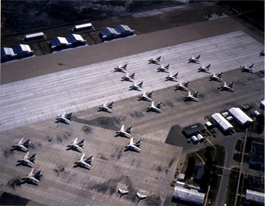 A3D Skywarriors on the flight line at NAS Sanford c1960