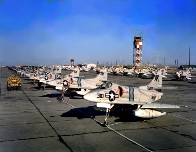 A4D-2 Skyhawks VA-12 at MCAS Yuma 1959