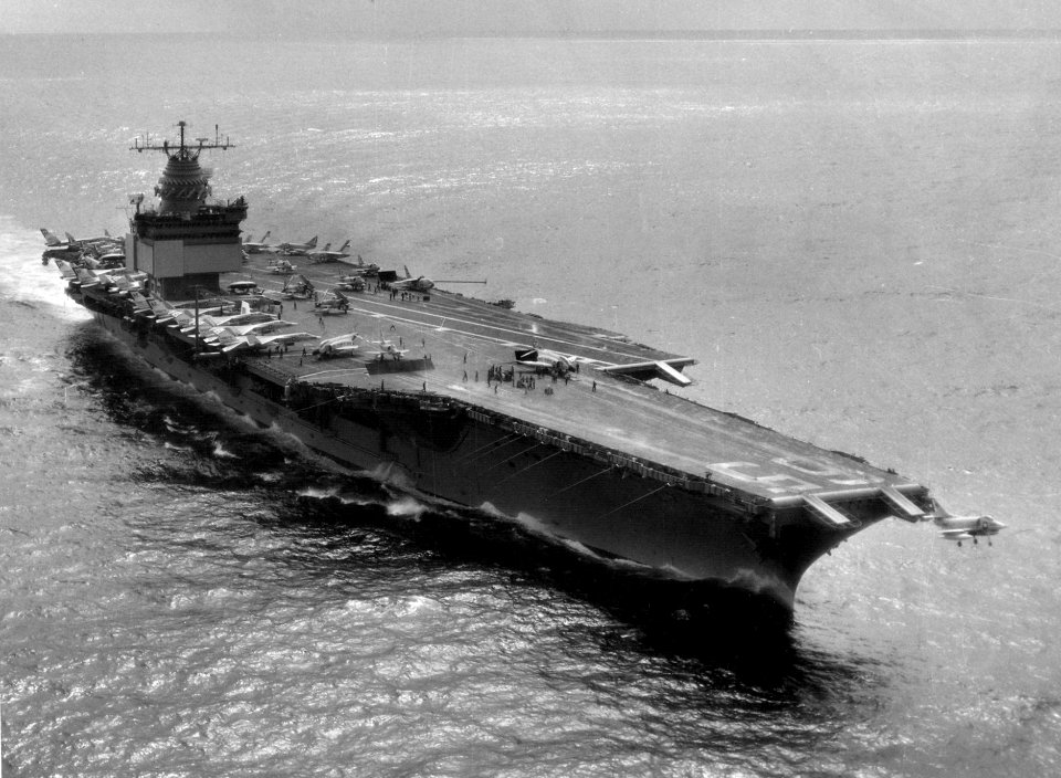 A4D-2N launches from USS Enterprise (CVAN-65) 1962