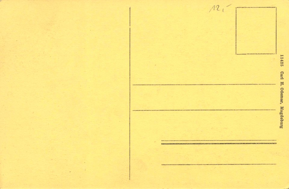 Aachen, Nordrhein-Westfalen - Postwagen am Rathaus (Restaurant zum Eulenspiegel) (back) (Zeno Ansichtskarten)